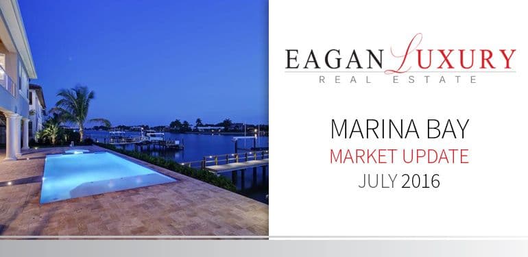 Marina Bay Real Estate Activity Update 6-30-2016